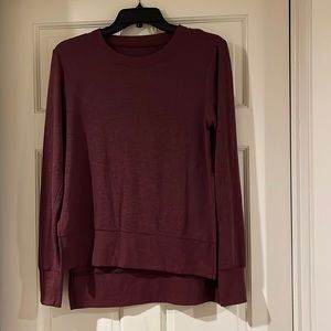 ALO Long sleeve sweater, maroon